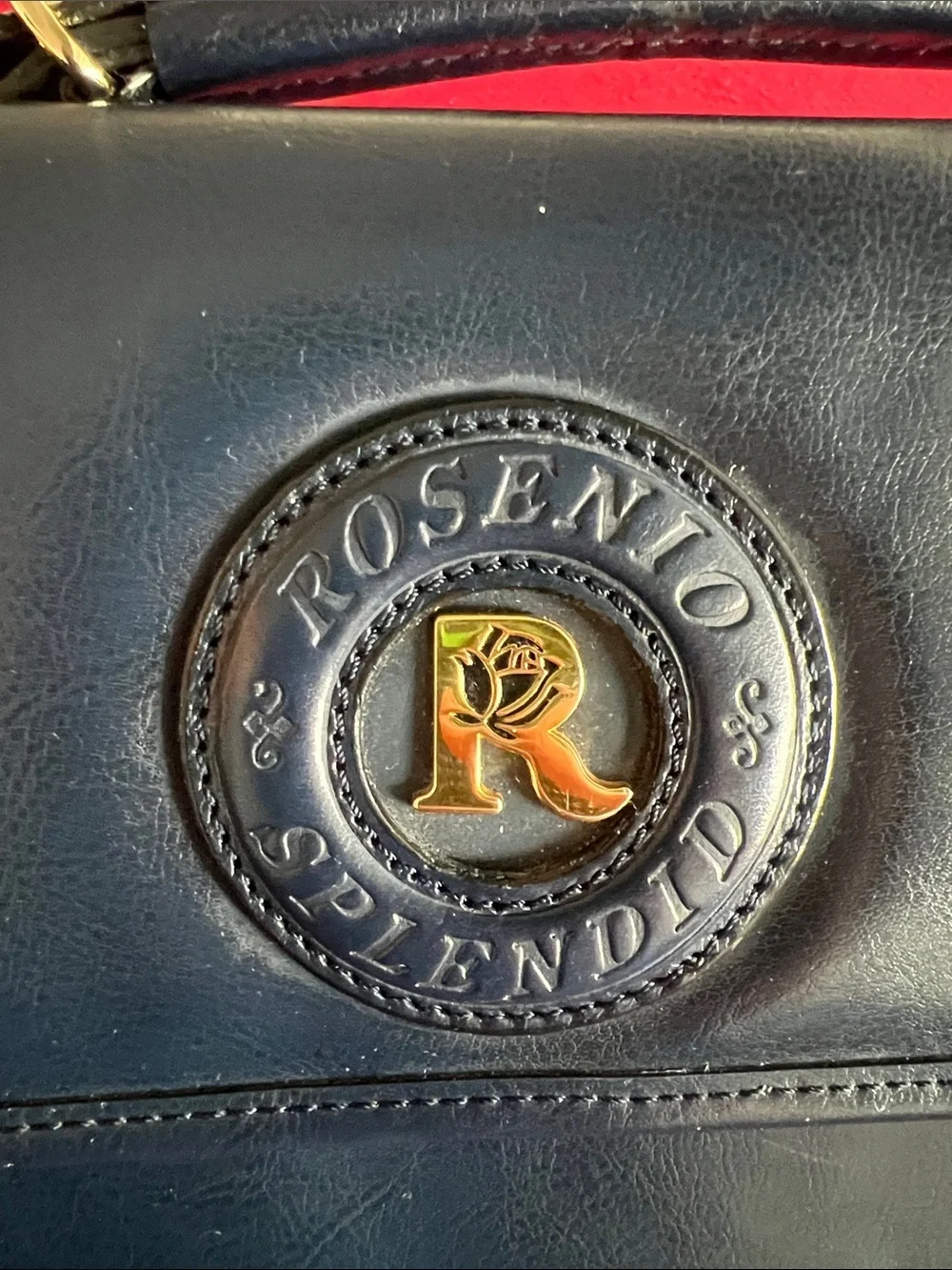 Leather crossbody handbag, Rosenio Splendid